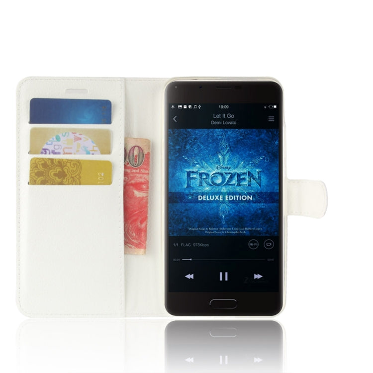 For Blackview P6 Litchi Texture Horizontal Flip Leather Case with Holder & Card Slots & Wallet