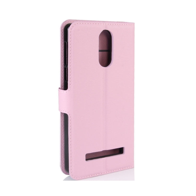 For Leagoo M8 Pro Litchi Texture Horizontal Flip Leather Case with Holder & Card Slots & Wallet