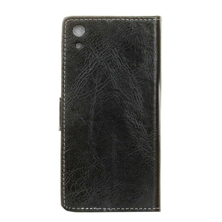 For Sony Xperia XA1 Retro Crazy Horse Texture Horizontal Flip Leather Case with Holder & Card Slots & Wallet & Photo Frame