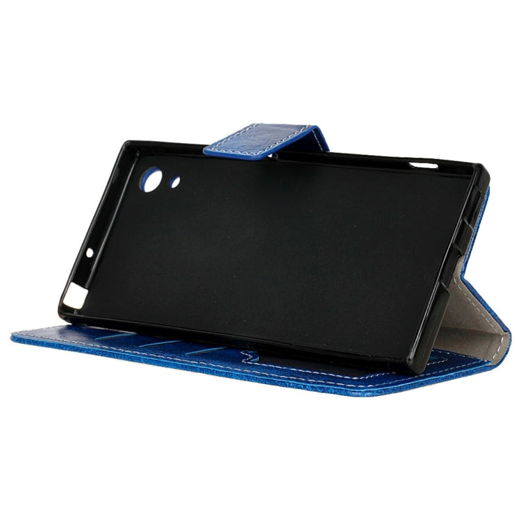 For Sony Xperia XA1 Retro Crazy Horse Texture Horizontal Flip Leather Case with Holder & Card Slots & Wallet & Photo Frame