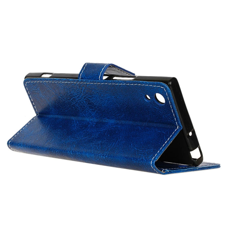 For Sony Xperia XA1 Retro Crazy Horse Texture Horizontal Flip Leather Case with Holder & Card Slots & Wallet & Photo Frame