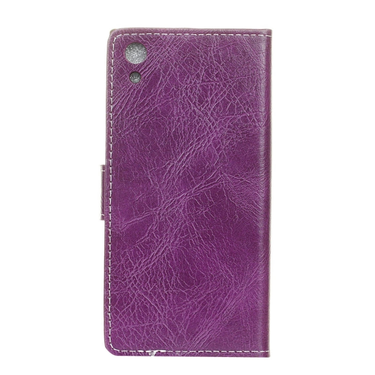 For Sony Xperia XA1 Retro Crazy Horse Texture Horizontal Flip Leather Case with Holder & Card Slots & Wallet & Photo Frame