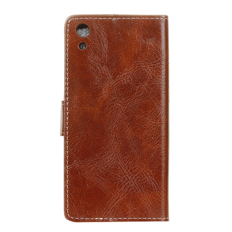 For Sony Xperia XA1 Retro Crazy Horse Texture Horizontal Flip Leather Case with Holder & Card Slots & Wallet & Photo Frame