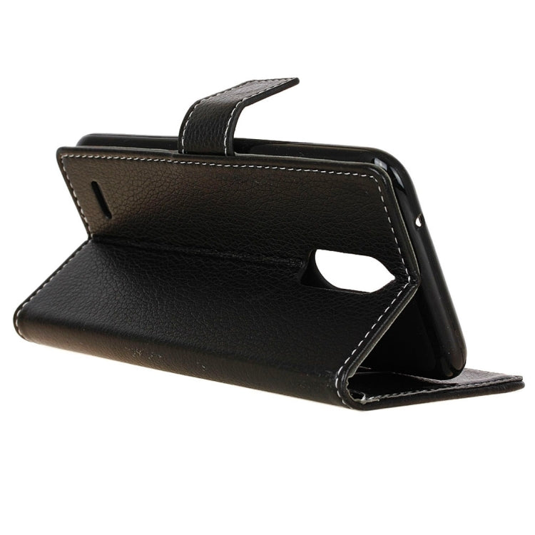 For LG K8 (2017) (EU Version) Litchi Texture Horizontal Flip Leather Case with Holder & Card Slots & Wallet & Photo Frame