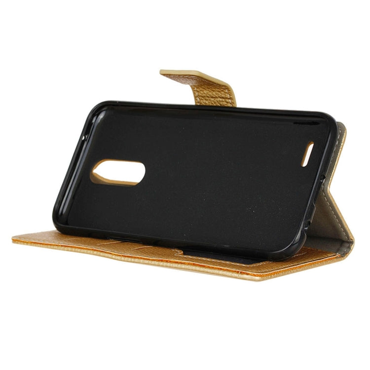 For LG K8 (2017) (EU Version) Litchi Texture Horizontal Flip Leather Case with Holder & Card Slots & Wallet & Photo Frame