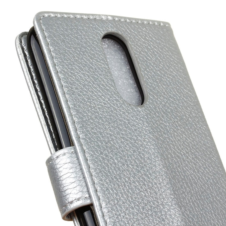 For LG K8 (2017) (EU Version) Litchi Texture Horizontal Flip Leather Case with Holder & Card Slots & Wallet & Photo Frame