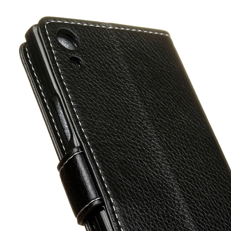 For Sony Xperia XA1 Litchi Texture Horizontal Flip Leather Case with Holder & Card Slots & Wallet & Photo Frame