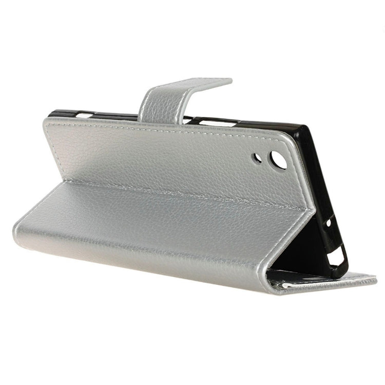 For Sony Xperia XA1 Litchi Texture Horizontal Flip Leather Case with Holder & Card Slots & Wallet & Photo Frame