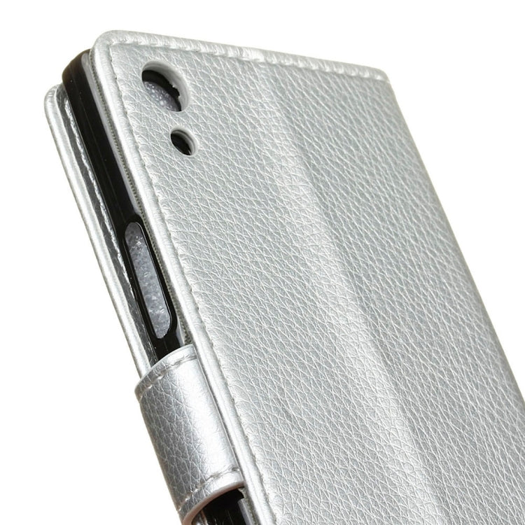 For Sony Xperia XA1 Litchi Texture Horizontal Flip Leather Case with Holder & Card Slots & Wallet & Photo Frame