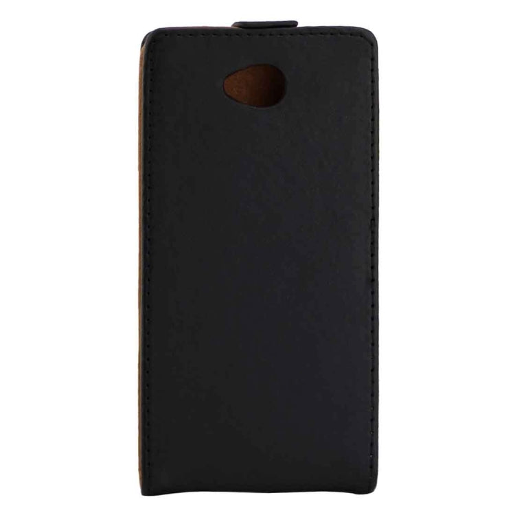 For Microsoft Lumia 650 Vertical Flip Leather Case Waist Bag with Magnetic Buckle(Black)