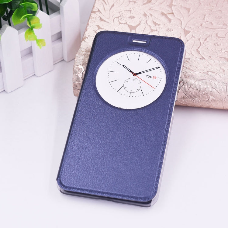 For Asus Zenfone 4 Max ZC554KL PU + PC Horizontal Flip Leather Case with Call Display ID + Holder