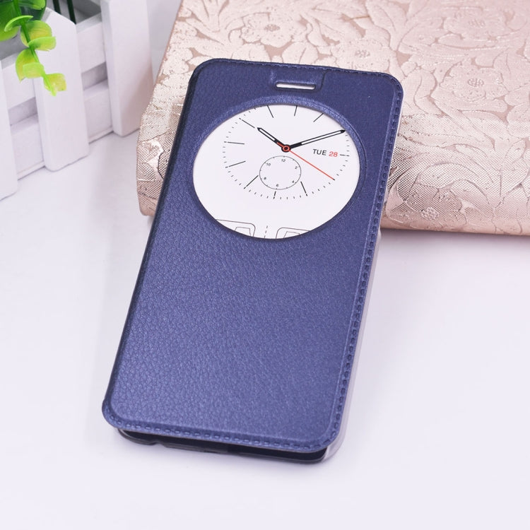 For Asus ZenFone 4 Selfie Pro ZD552KL PU + PC Horizontal Flip Leather Case with Call Display ID + Holder