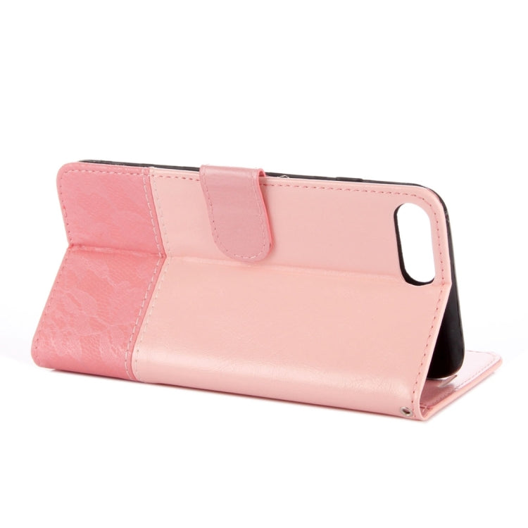 For Xiaomi Mi 6 Lace Stitching Leather Case with Card Slots & Holder & Wallet