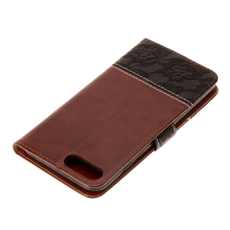 For Xiaomi Mi 6 Lace Stitching Leather Case with Card Slots & Holder & Wallet