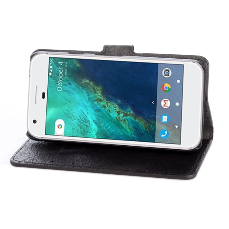 For Google Pixel Litchi Texture Horizontal Flip Leather Case with Holder & Card Slots & Wallet