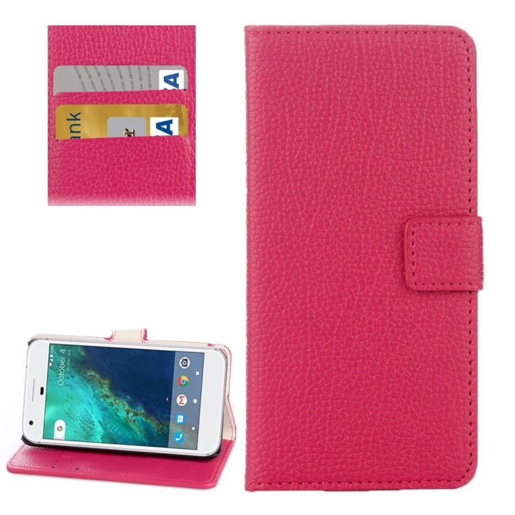 For Google Pixel Litchi Texture Horizontal Flip Leather Case with Holder & Card Slots & Wallet