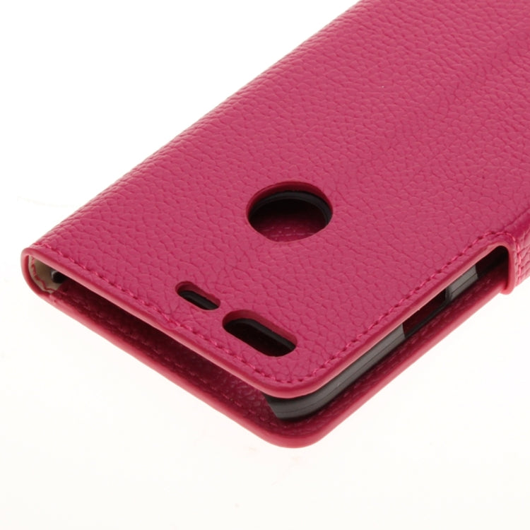 For Google Pixel Litchi Texture Horizontal Flip Leather Case with Holder & Card Slots & Wallet