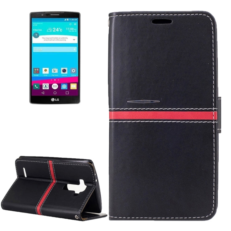 For LG G4 Crazy Horse Texture PU Leather Horizontal Flip Leather Case with Holder & Card Slots & Wallet & Photo Frame & Lanyard