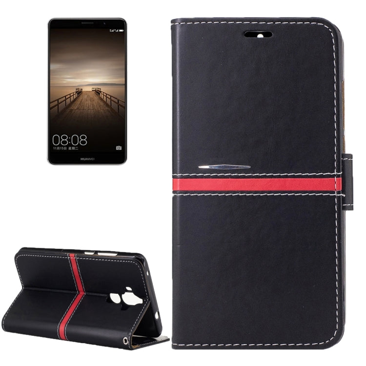 For Huawei Mate 9 Crazy Horse Texture PU Leather Horizontal Flip Leather Case with Holder & Card Slots & Wallet & Photo Frame & Lanyard