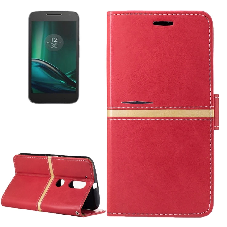 For Motorola Moto G4 Crazy Horse Texture PU Leather Horizontal Flip Leather Case with Holder & Card Slots & Wallet & Photo Frame & Lanyard