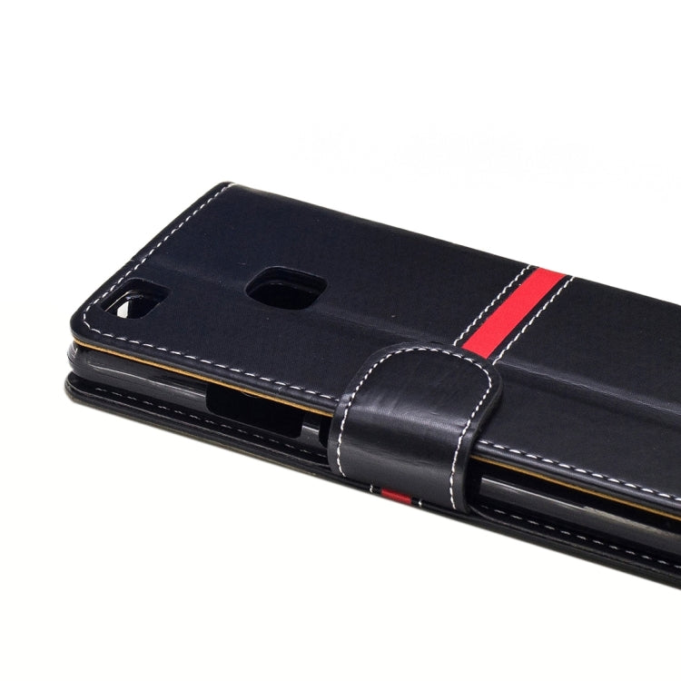 For Huawei P9 Lite Crazy Horse Texture PU Leather Horizontal Flip Leather Case with Holder & Card Slots & Wallet & Photo Frame & Lanyard