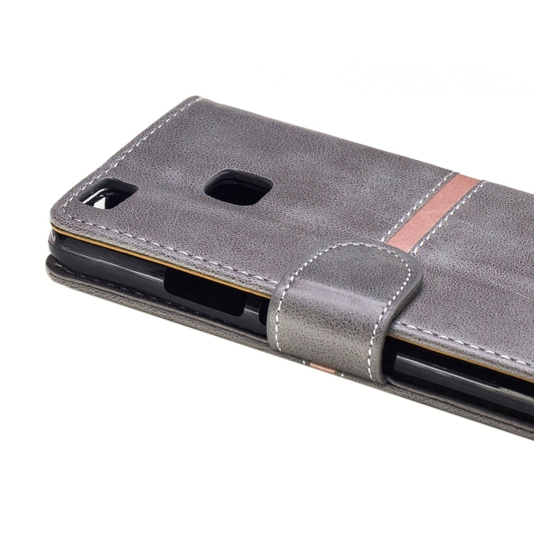 For Huawei P9 Lite Crazy Horse Texture PU Leather Horizontal Flip Leather Case with Holder & Card Slots & Wallet & Photo Frame & Lanyard