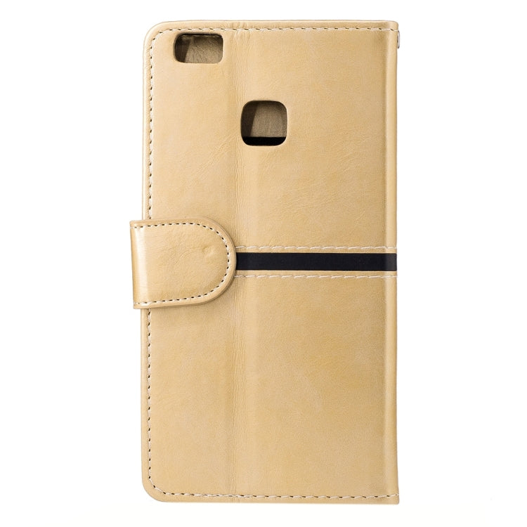 For Huawei P9 Lite Crazy Horse Texture PU Leather Horizontal Flip Leather Case with Holder & Card Slots & Wallet & Photo Frame & Lanyard