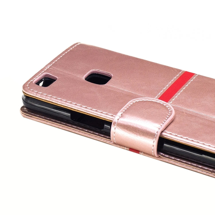 For Huawei P9 Lite Crazy Horse Texture PU Leather Horizontal Flip Leather Case with Holder & Card Slots & Wallet & Photo Frame & Lanyard