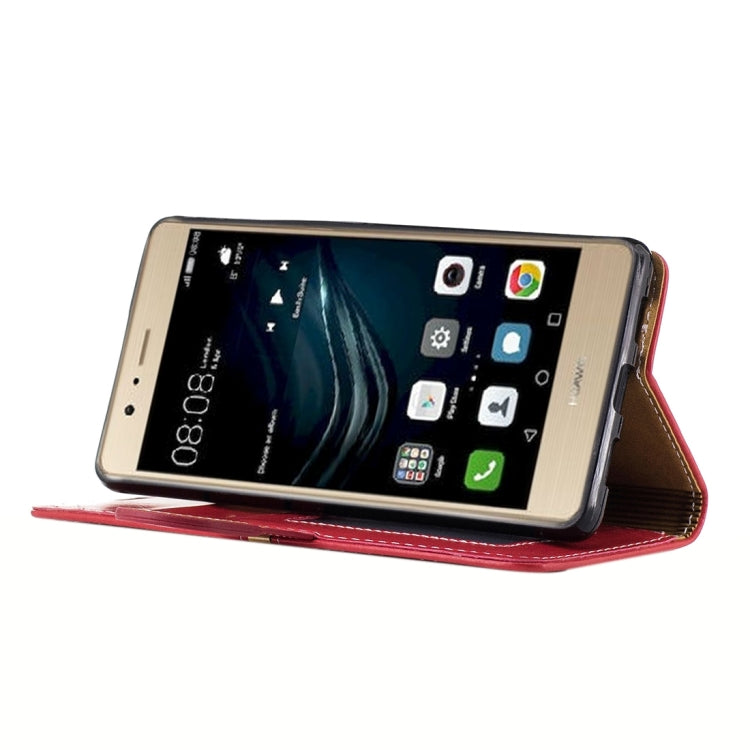 For Huawei P9 Lite Crazy Horse Texture PU Leather Horizontal Flip Leather Case with Holder & Card Slots & Wallet & Photo Frame & Lanyard