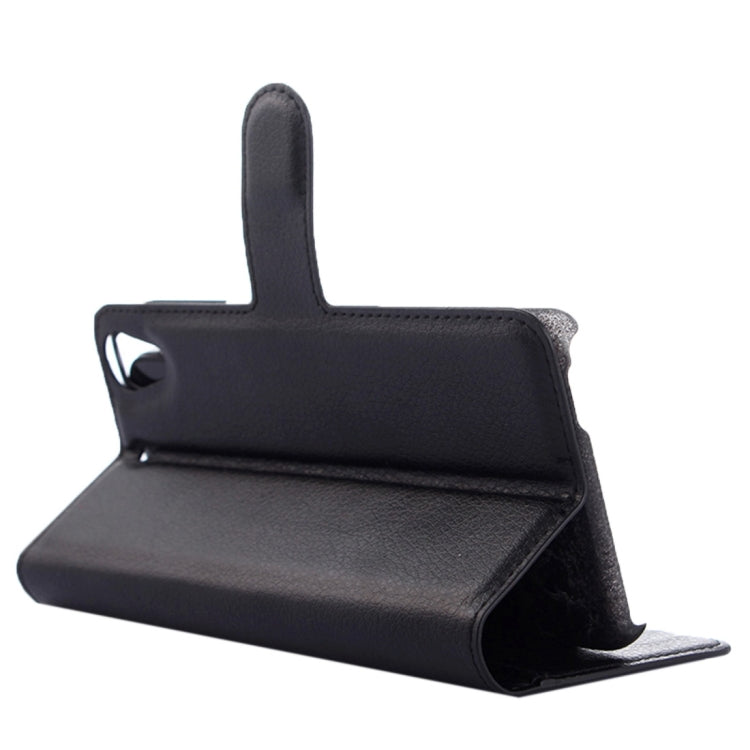 For HTC Desire 650 Litchi Texture Horizontal Flip Leather Case with Holder & Card Slots & Wallet