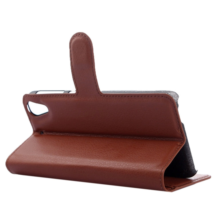 For HTC Desire 650 Litchi Texture Horizontal Flip Leather Case with Holder & Card Slots & Wallet