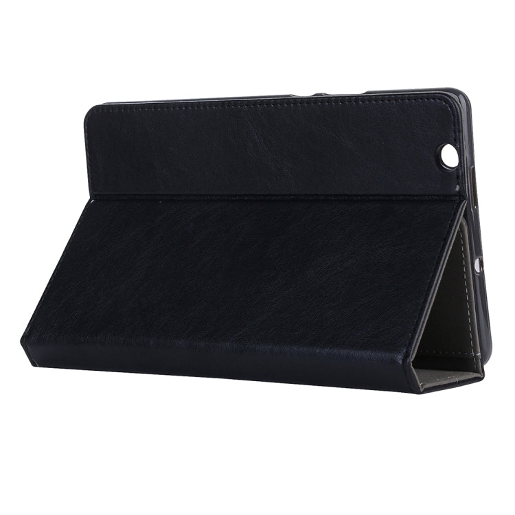 For Huawei MediaPad M3 8.4 inch Cowhide Texture Horizontal Flip Leather Case with Holder & Card Slot & Wallet & Hand Strap & Sleep / Wake-up Function