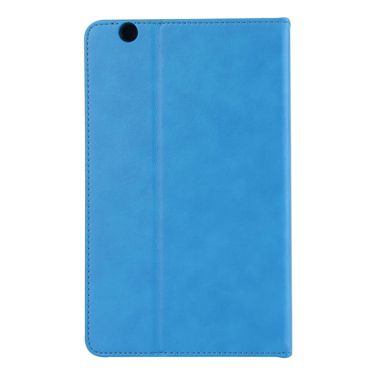 For Huawei MediaPad M3 8.4 inch Cowhide Texture Horizontal Flip Leather Case with Holder & Card Slot & Wallet & Hand Strap & Sleep / Wake-up Function