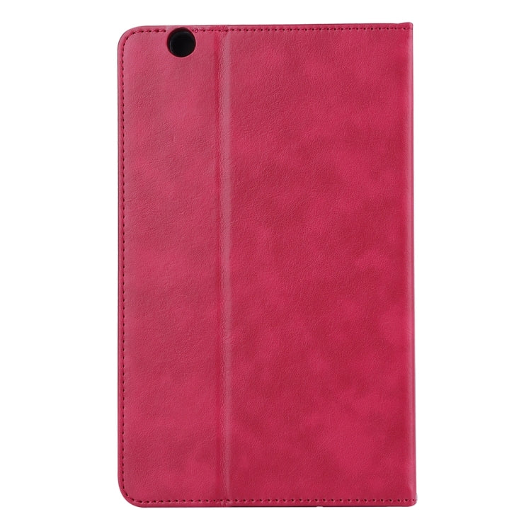 For Huawei MediaPad M3 8.4 inch Cowhide Texture Horizontal Flip Leather Case with Holder & Card Slot & Wallet & Hand Strap & Sleep / Wake-up Function