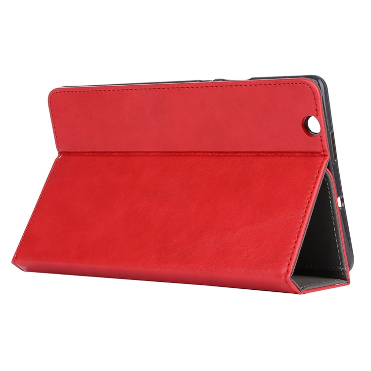For Huawei MediaPad M3 8.4 inch Cowhide Texture Horizontal Flip Leather Case with Holder & Card Slot & Wallet & Hand Strap & Sleep / Wake-up Function