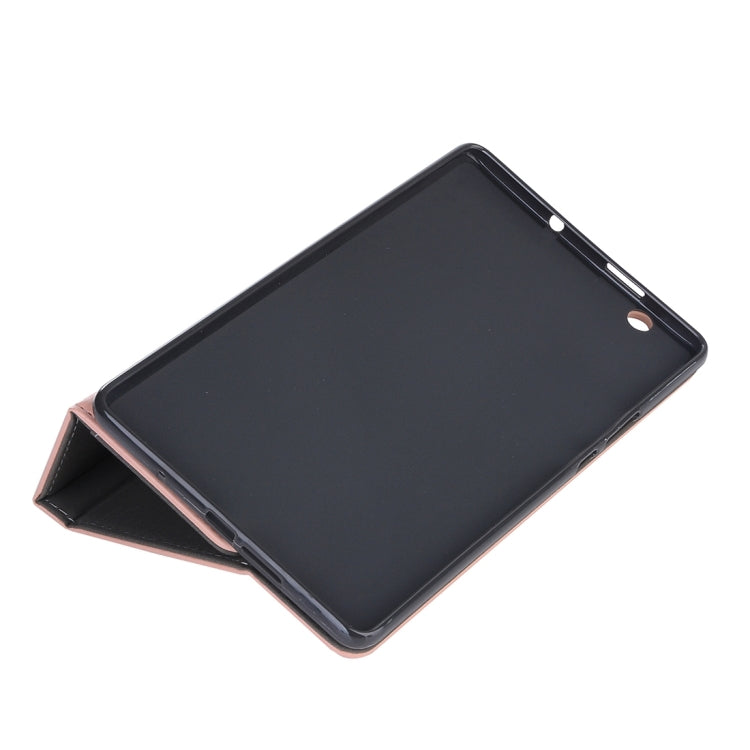 For Huawei MediaPad M3 8.4 inch Cowhide Texture Horizontal Flip Leather Case with Holder & Card Slot & Wallet & Hand Strap & Sleep / Wake-up Function