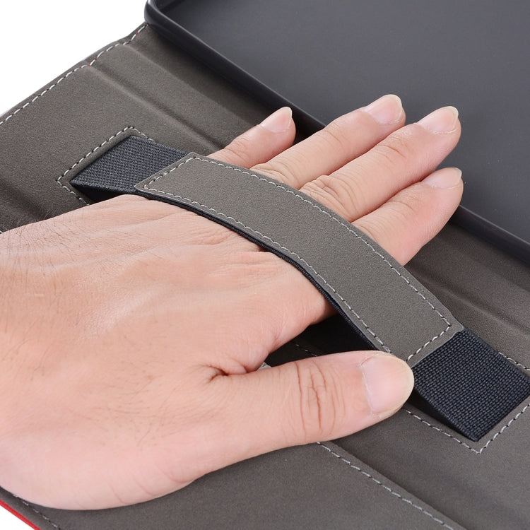 For Huawei MediaPad M3 8.4 inch Cowhide Texture Horizontal Flip Leather Case with Holder & Card Slot & Wallet & Hand Strap & Sleep / Wake-up Function