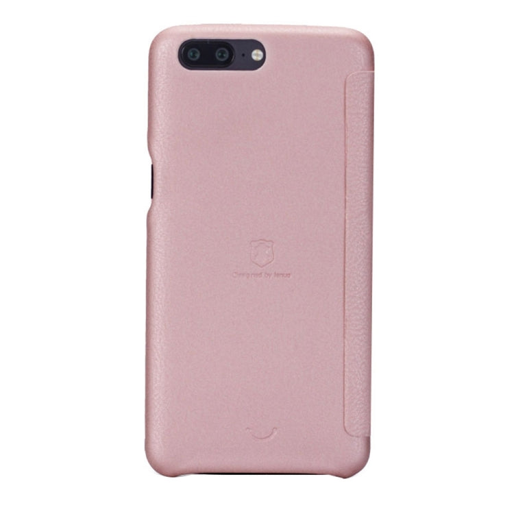 Lenuo for OnePlus 5 PU+PC Litchi Texture Horizontal Flip Leather Case with Card Slots