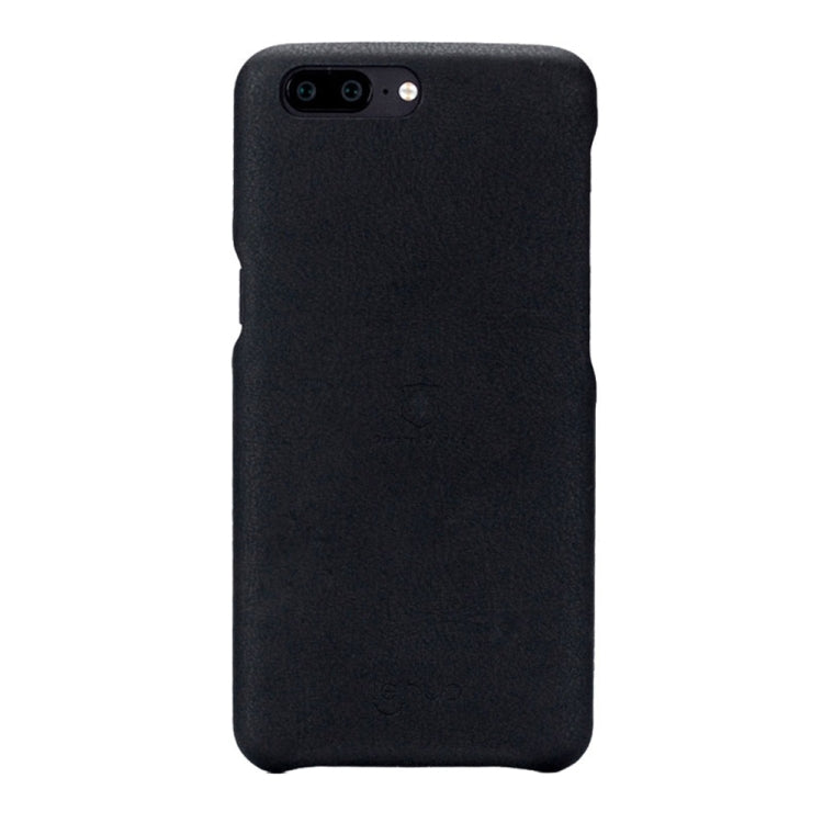 Lenuo for OnePlus 5 Litchi Texture PU + PC Paste Skin Protective Case