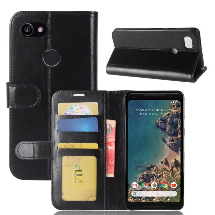 For Google Pixel 2 XL Crazy Horse Texture Horizontal Flip Leather Case with Holder & Card Slots & Wallet & Photo Frame