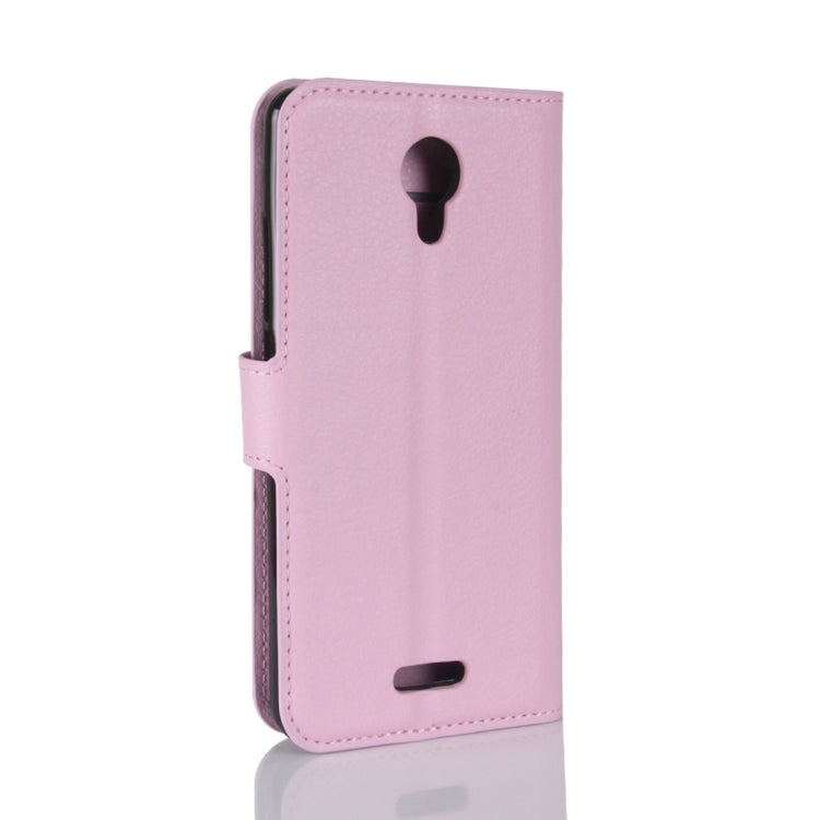 For Wiko Jerry 2 Litchi Texture Horizontal Flip Leather Case with Holder & Card Slots & Wallet