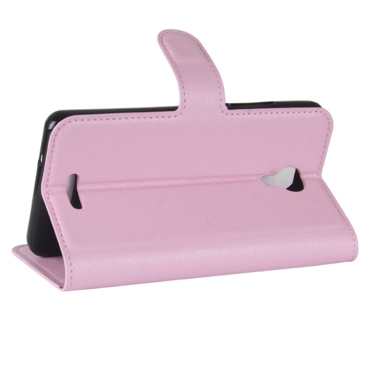 For Wiko Jerry 2 Litchi Texture Horizontal Flip Leather Case with Holder & Card Slots & Wallet