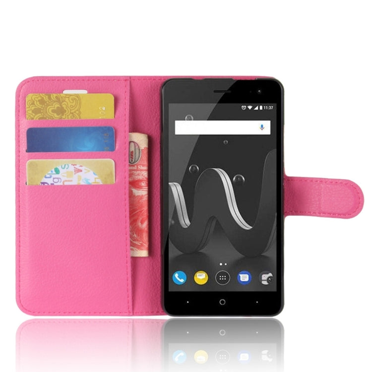 For Wiko Jerry 2 Litchi Texture Horizontal Flip Leather Case with Holder & Card Slots & Wallet