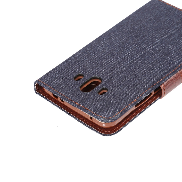 Dibase for Huawei Mate 10 Denim Texture Horizontal Flip Leather Case with Holder & Card Slots