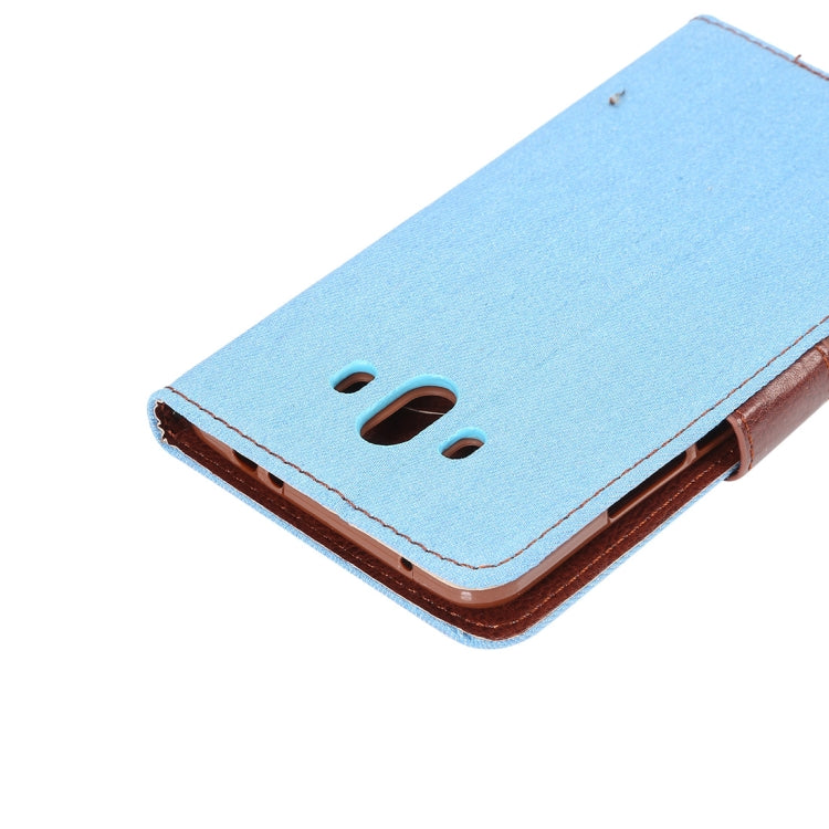 Dibase for Huawei Mate 10 Denim Texture Horizontal Flip Leather Case with Holder & Card Slots