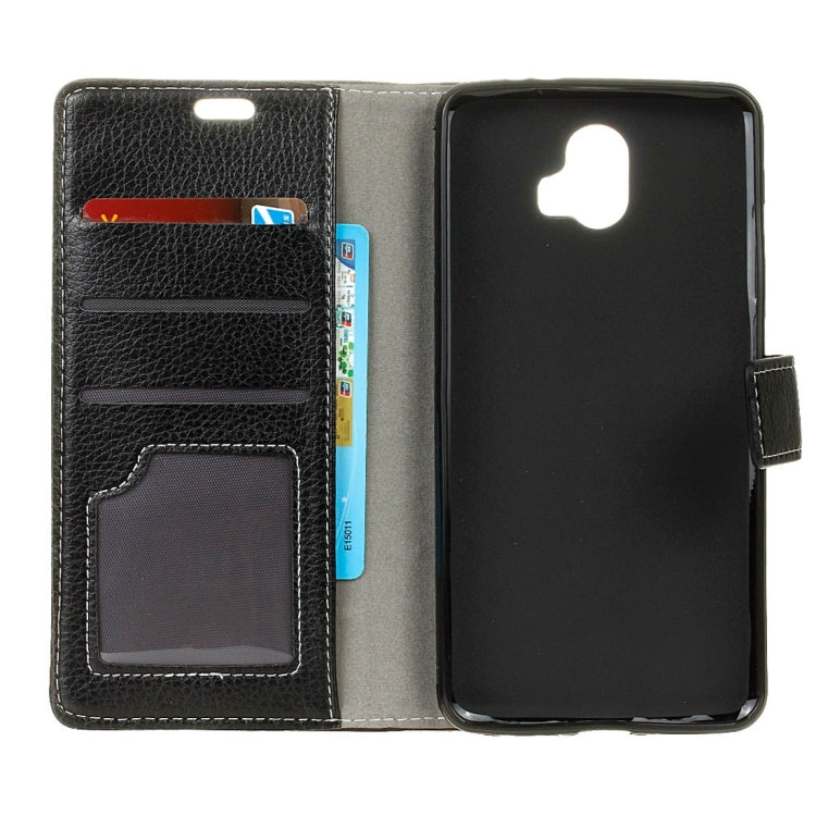 For ZTE Blade V8 Pro Litchi Texture Horizontal Flip Leather Case with Holder & Card Slots & Wallet