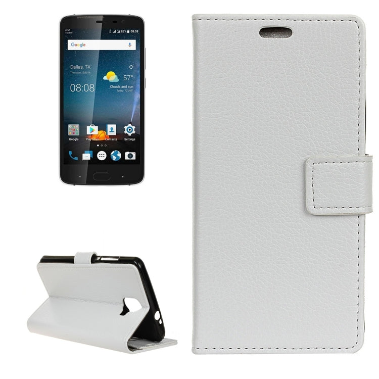 For ZTE Blade V8 Pro Litchi Texture Horizontal Flip Leather Case with Holder & Card Slots & Wallet