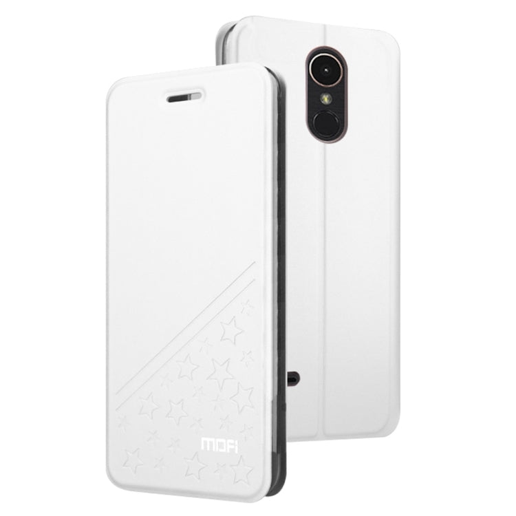 MOFI for LG K10 (2017) PU Five-pointed Star Pattern Horizontal Flip Leather Case with Holder