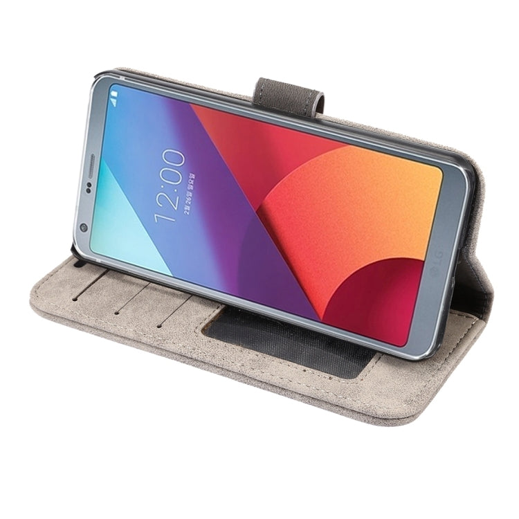 For LG G6 Sheep Bar Material Horizontal Flip Leather Case with Holder & Card Slots & Wallet & Photo Frame