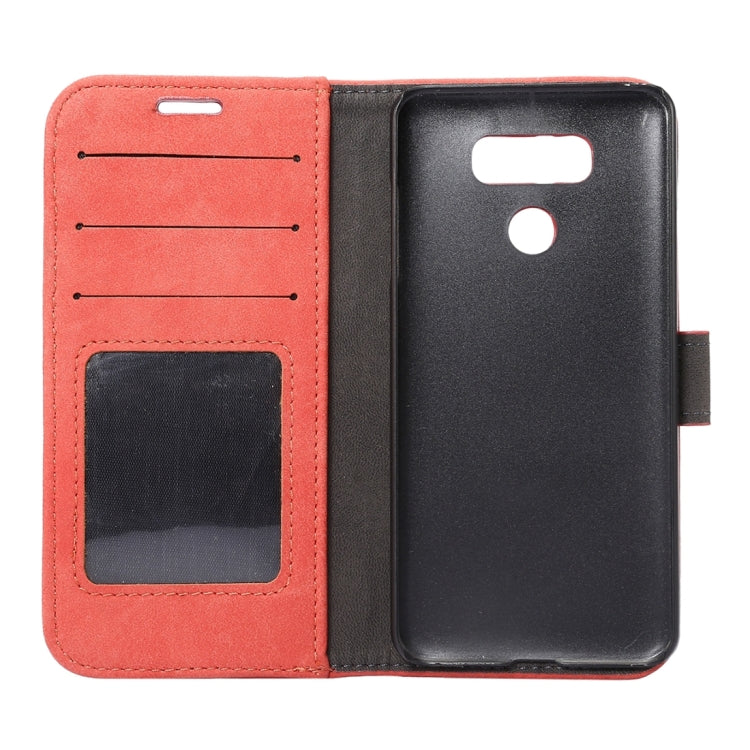 For LG G6 Sheep Bar Material Horizontal Flip Leather Case with Holder & Card Slots & Wallet & Photo Frame